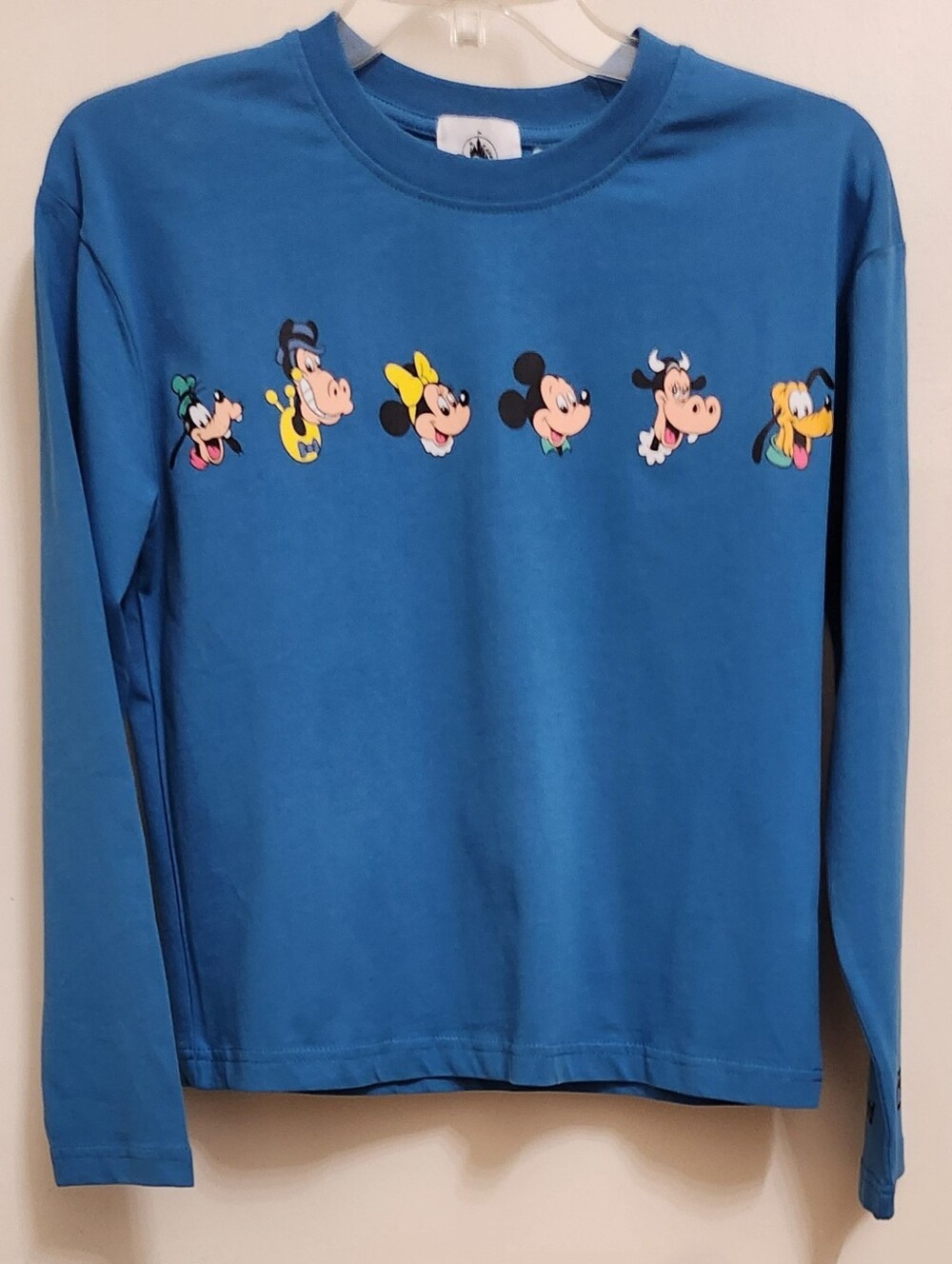**BRAND NEW** Mickey Minnie and Friends Walt Disney World Blue Long Sleeve Shirt
